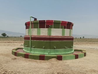 Water support work in a local community